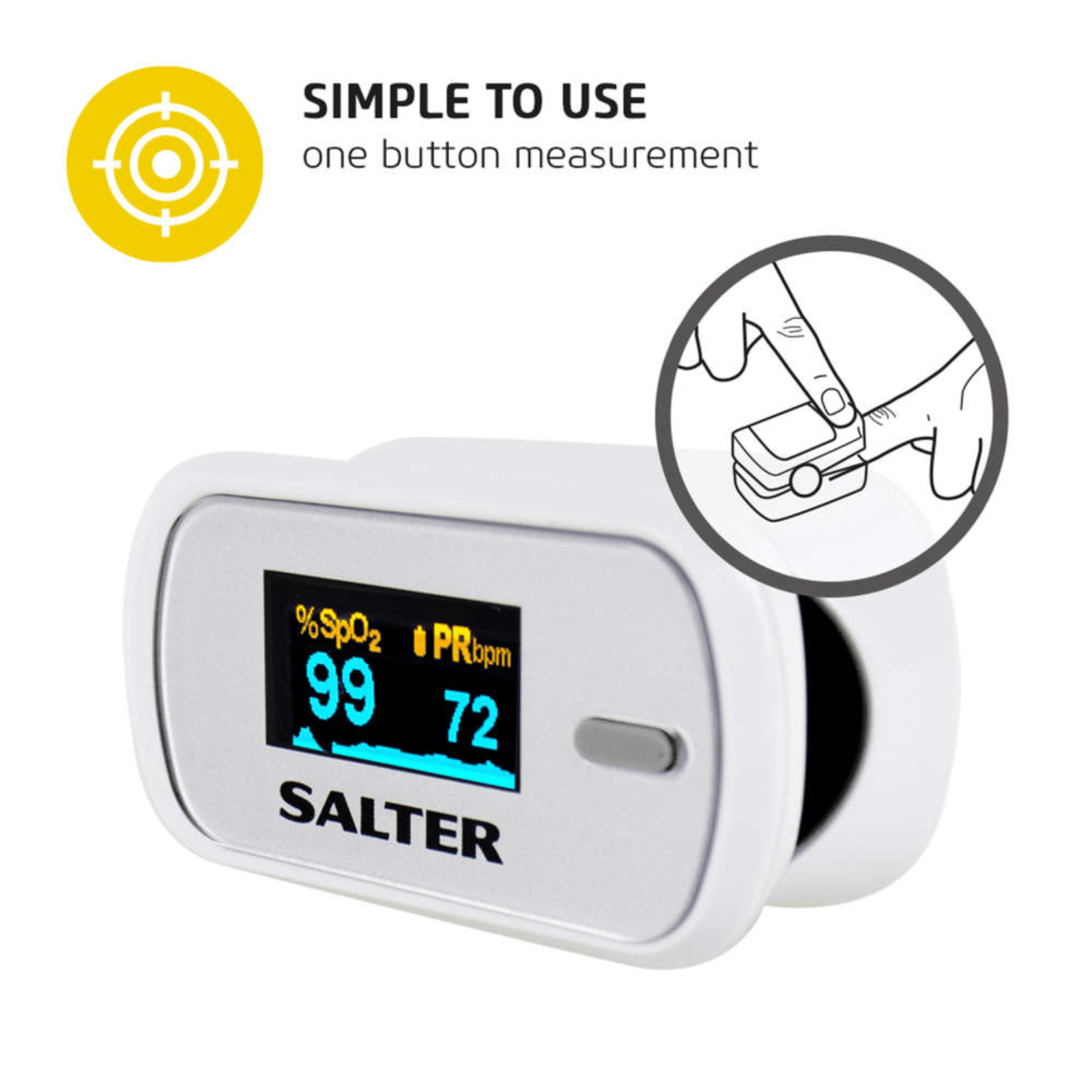Salter OxyWatch Fingertip Pulse Oximeter