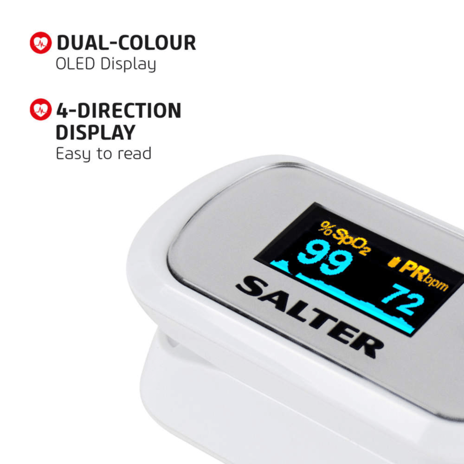 Salter OxyWatch Fingertip Pulse Oximeter