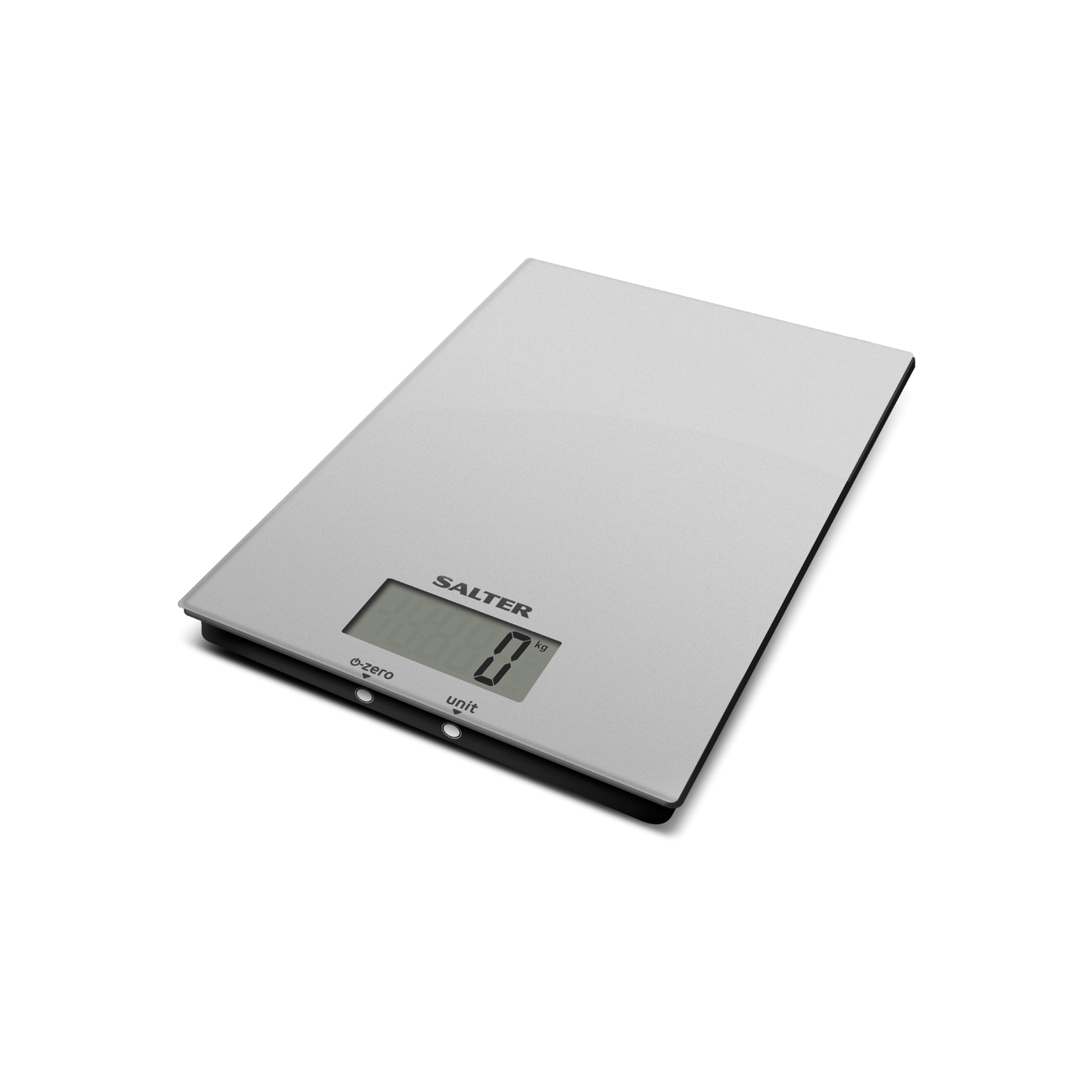 Salter Ultra Slim Glass Electronic Kitchen Scale 5kg Capacity