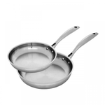 Swiss Diamond Premium Steel Induction Frying Pan Set 20cm + 28cm