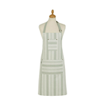 Ulster Weavers Cotton Apron Sage Stripe