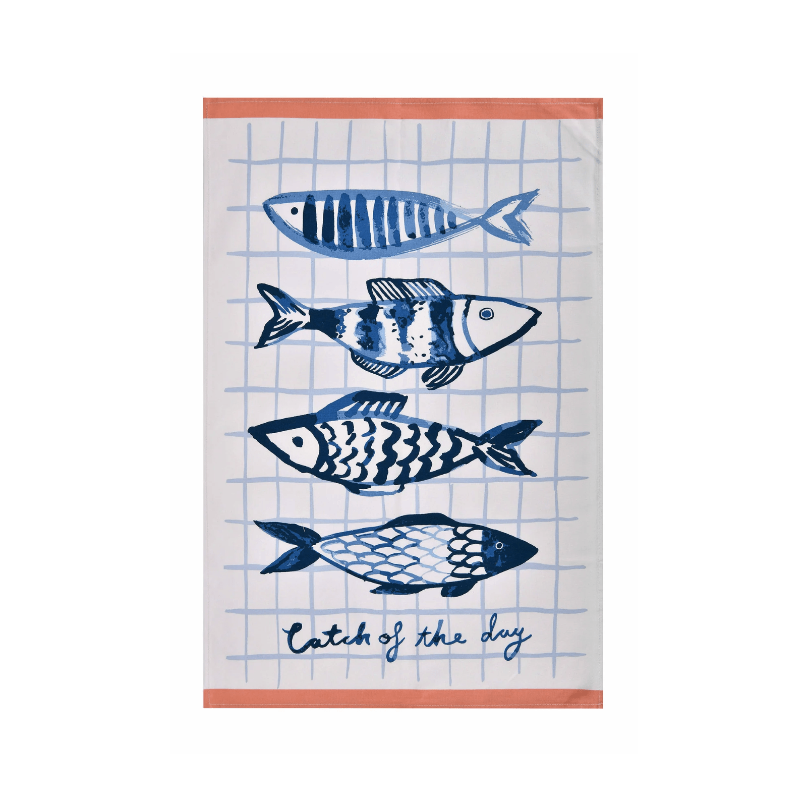 Ulster Weavers Cotton Tea Towel Catch of the Day Fish