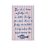 Ulster Weavers Cotton Tea Towel Catch of the Day Stripe
