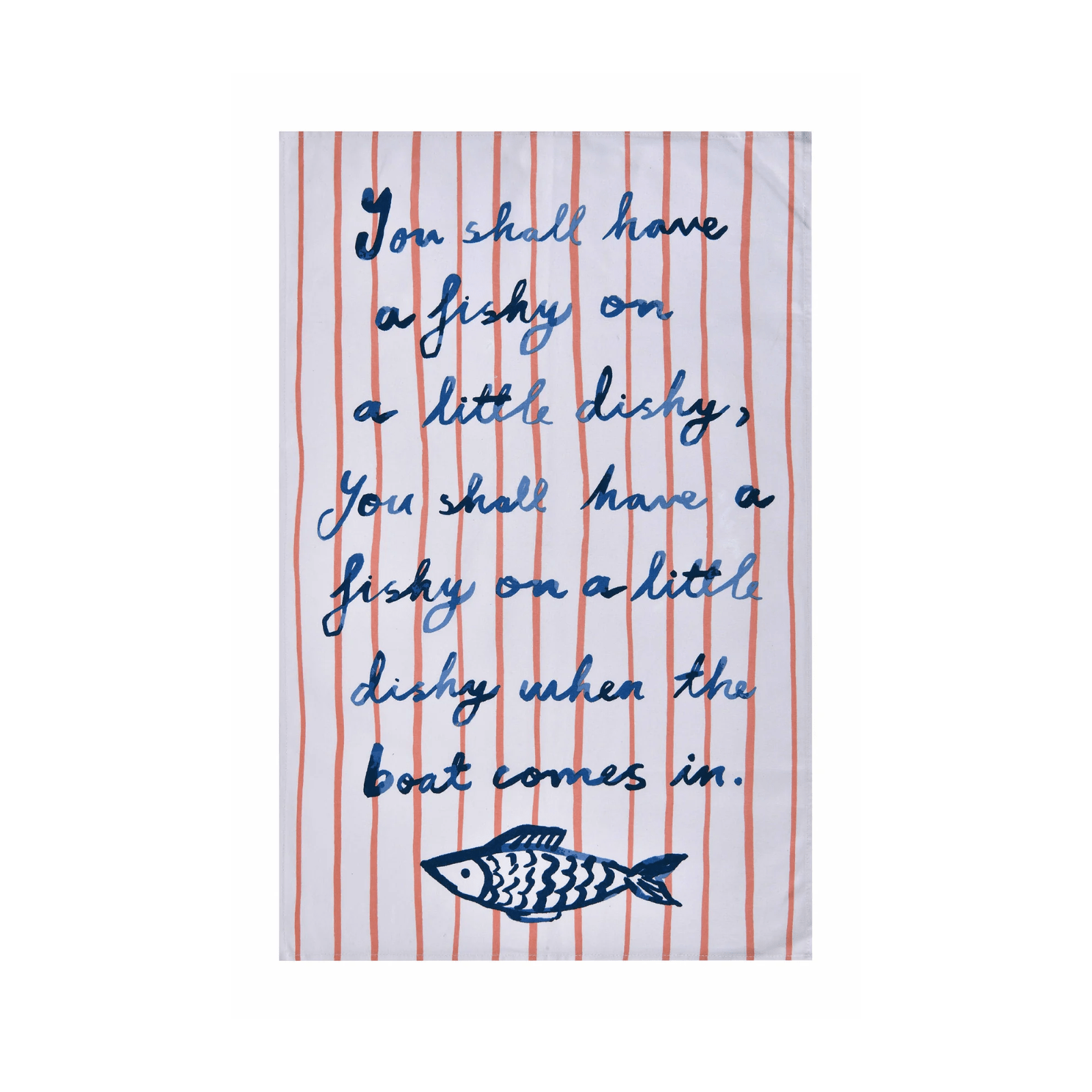Ulster Weavers Cotton Tea Towel Catch of the Day Stripe
