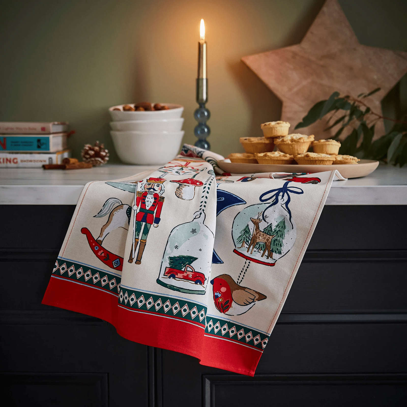 Ulster Weavers Cotton Tea Towel Christmas Ornaments
