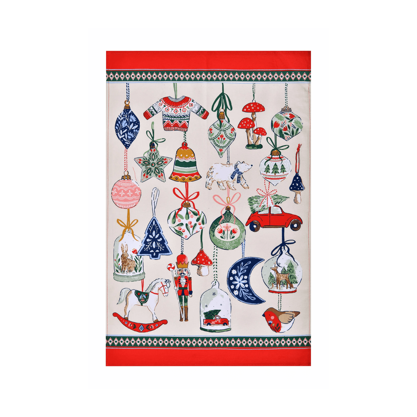 Ulster Weavers Cotton Tea Towel Christmas Ornaments