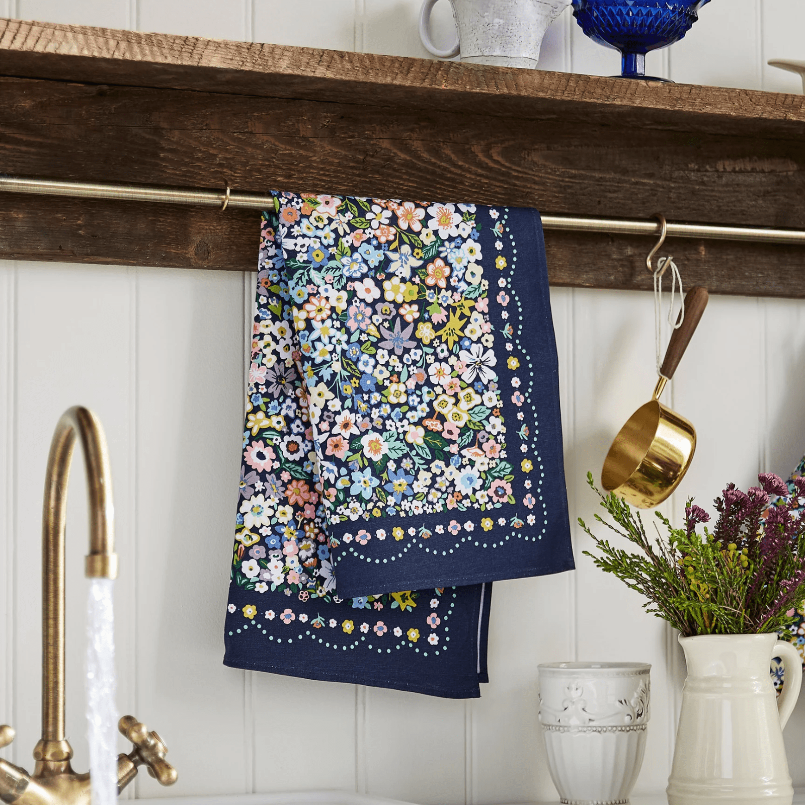 Ulster Weavers Cotton Tea Towel Confetti Floral