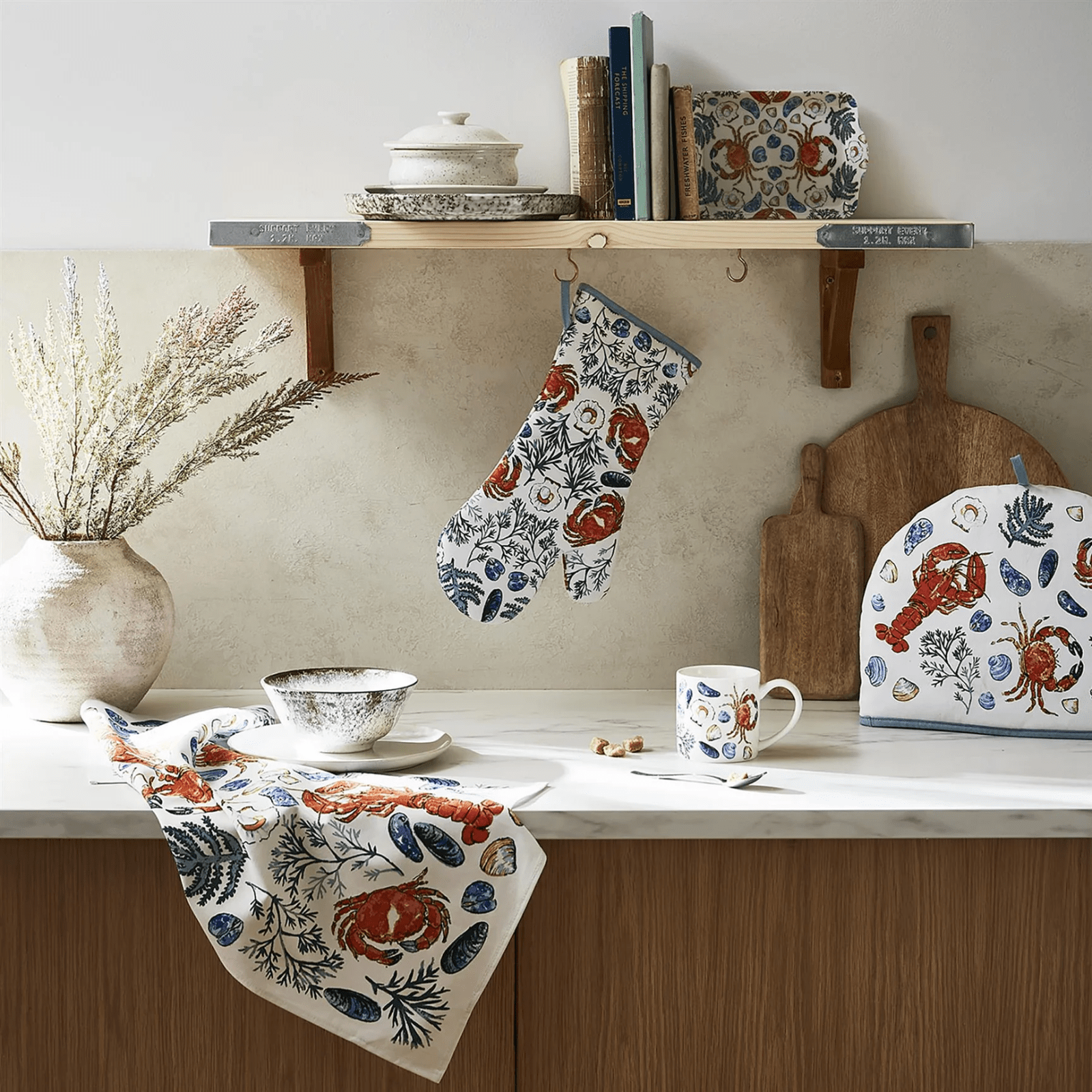 Ulster Weavers Cotton Tea Towel Shellfish