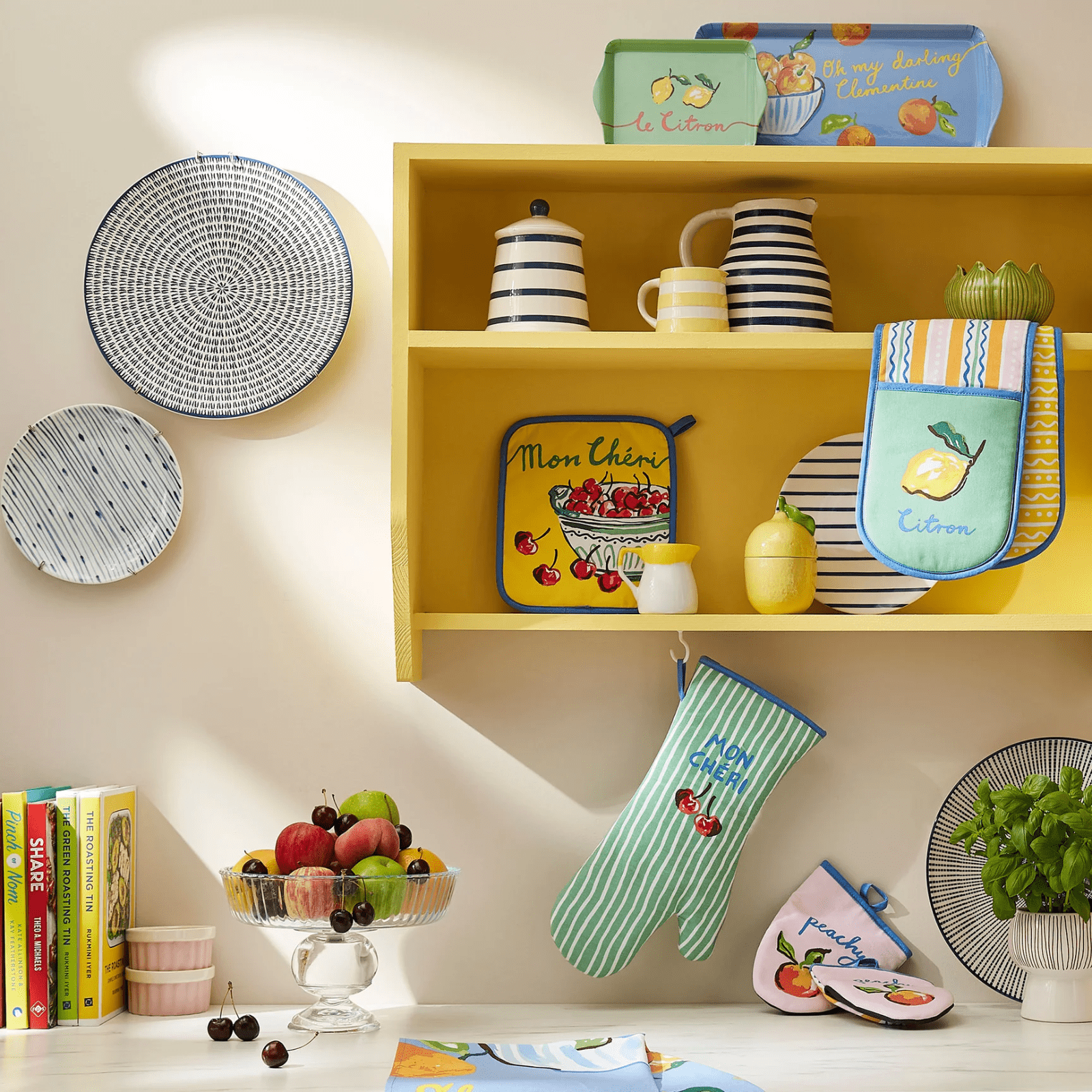 Ulster Weavers Cotton Tea Towel Summer Fruits Clementine