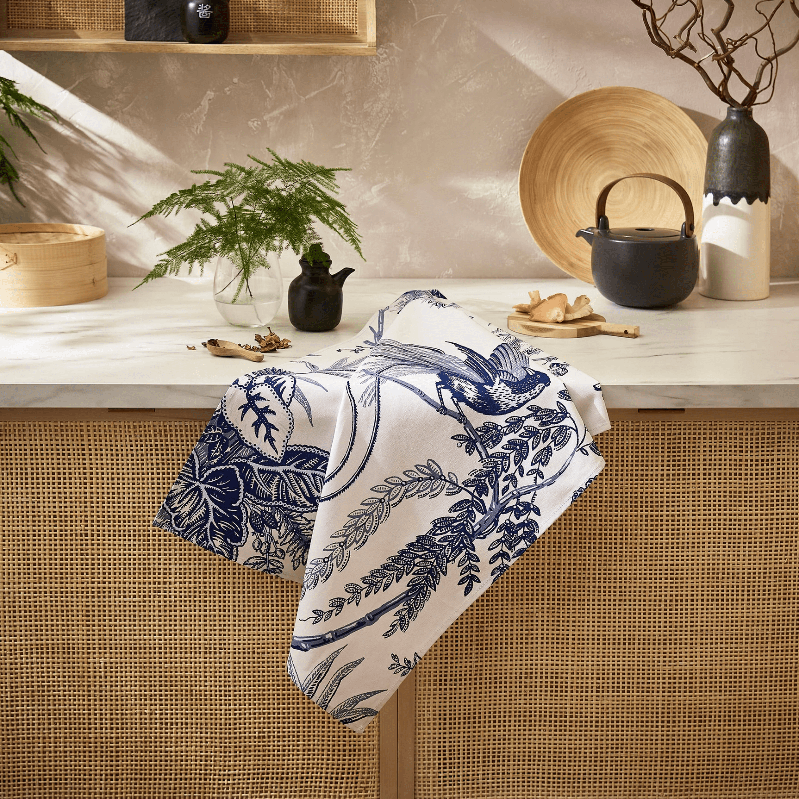 Ulster Weavers Cotton Tea Towel Willow Toile