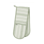 Ulster Weavers Double Oven Glove Sage Stripe