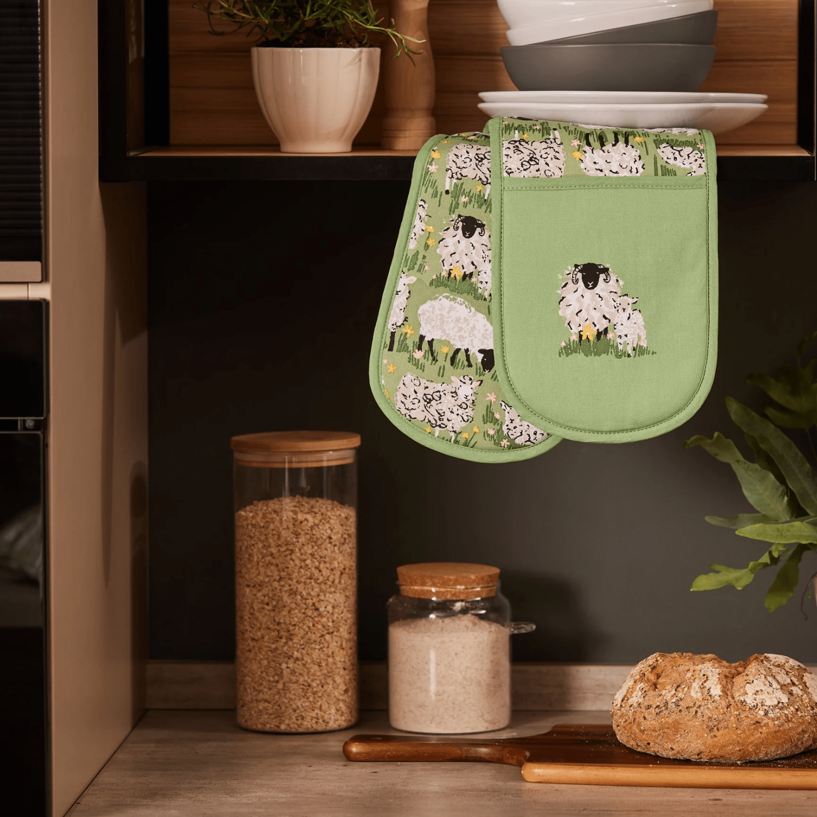 Ulster Weavers Double Oven Glove Woolly Sheep