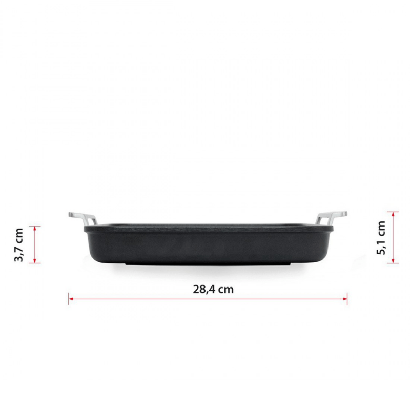 Valira Air Induction Non-Stick Grill Pan with Side Handles 23cm