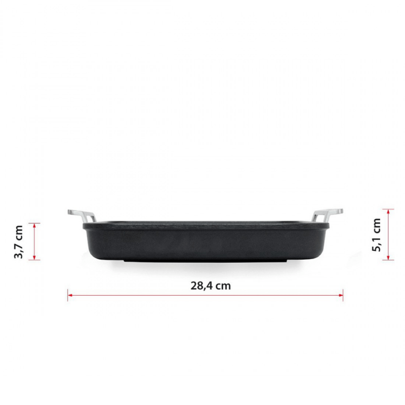 Valira Air Induction Non-Stick Grill Pan with Side Handles 23cm The Homestore Auckland