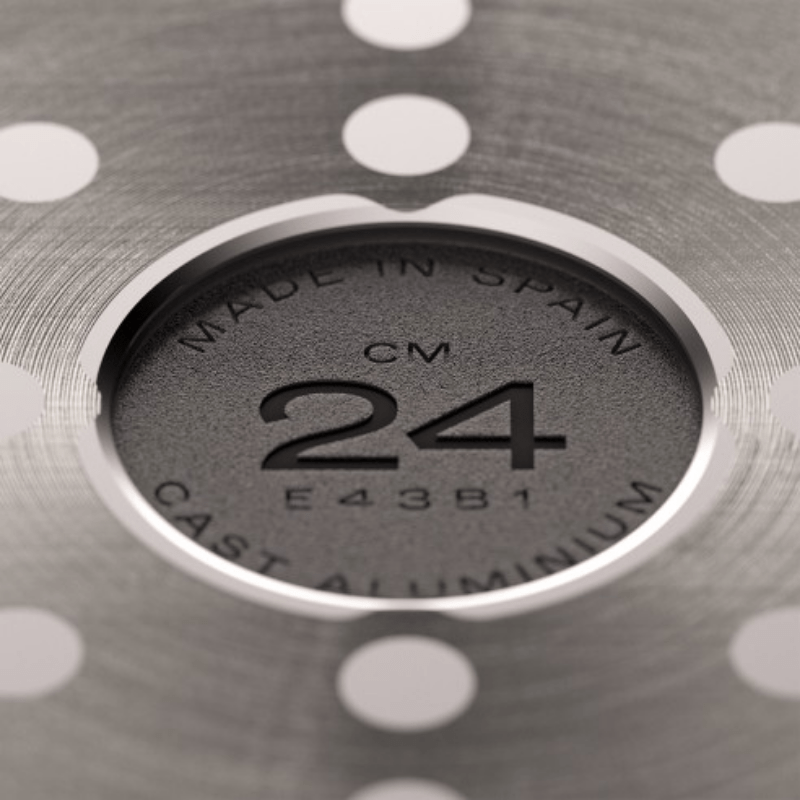 Valira Induction Non-Stick Shallow Casserole 24cm + Lid + Silicone Handle Covers