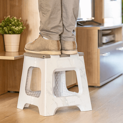 Vigar Compact Marble in Body Foldable Stool 32cm The Homestore Auckland