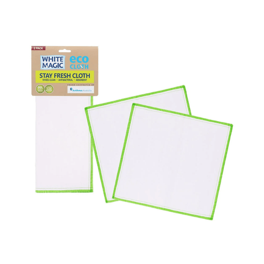 White Magic Eco Cloth Stay Fresh Cloth 2-Pack The Homestore Auckland