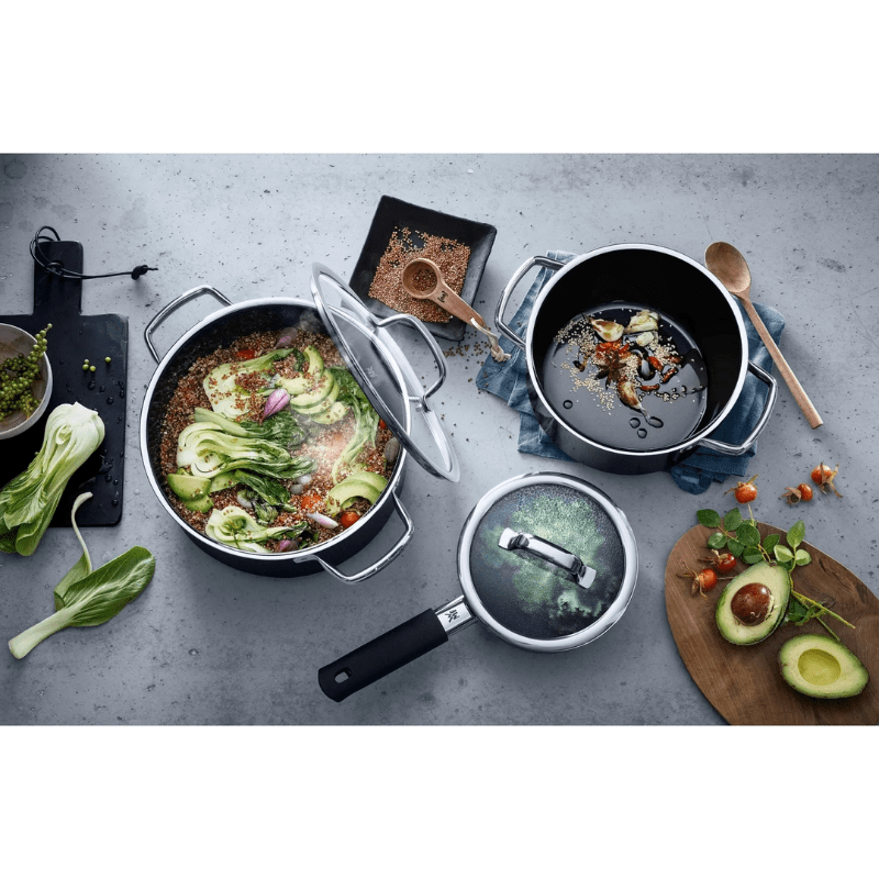 WMF Fusiontec Mineral Black Cookware Set 4-Piece