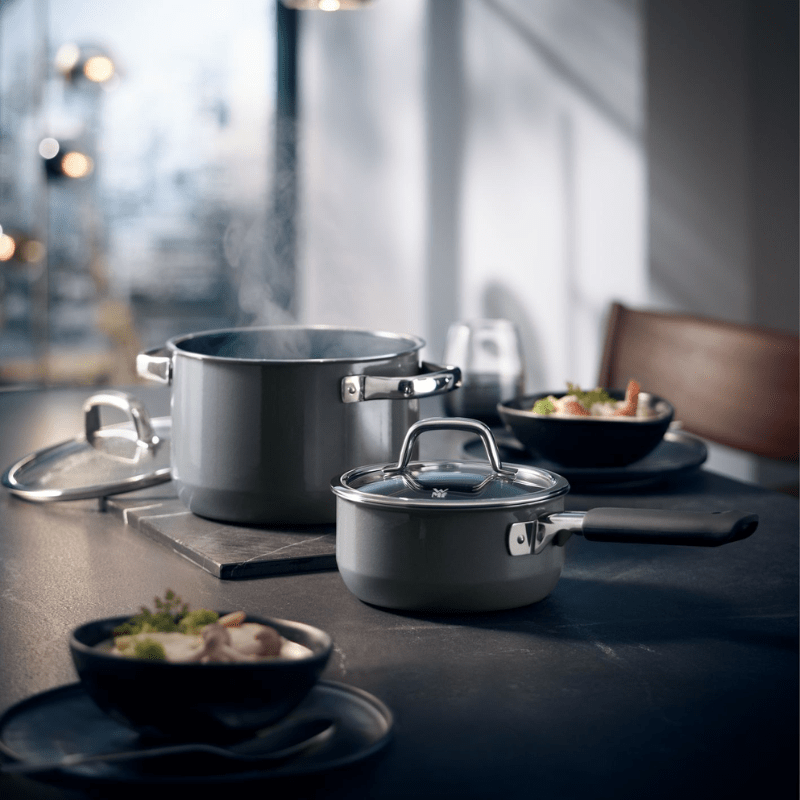 WMF Fusiontec Mineral Platinum Cookware Set 3-Piece The Homestore Auckland