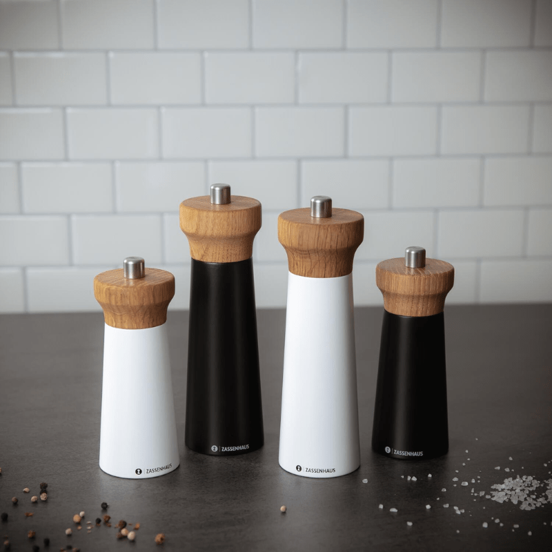 Zassenhaus Westerland Pepper Mill 14cm White/Oak