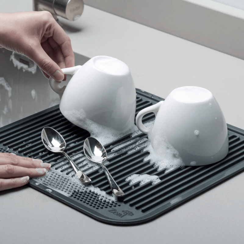 Zeal Silicone Draining Mat Neutral The Homestore Auckland