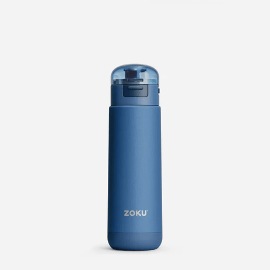 ZOKU Stainless Sports Bottle 500ml Blue The Homestore Auckland