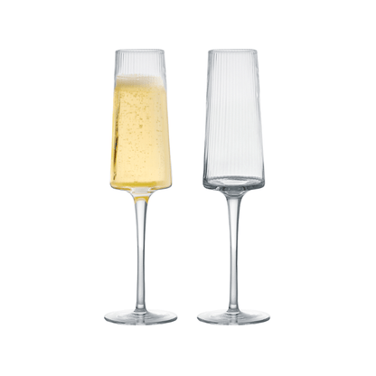 Anton Studio Design Empire Champagne Flutes 250ml Pair of 2 The Homestore Auckland