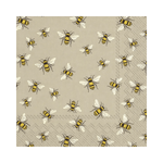 IHR Luncheon Lovely Bees Linen Napkins Pack of 20