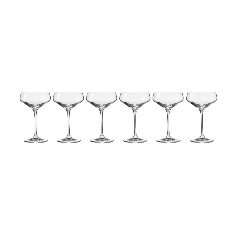 Krosno Avant-Garde Cocktail Glasses 230ml Set of 6 The Homestore Auckland