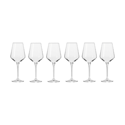 Krosno Avant-Garde Wine Glass 390ml Set Of 6 The Homestore Auckland