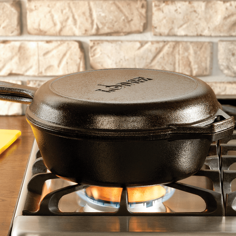 Lodge Cast Iron Combo Cooker 26cm The Homestore Auckland