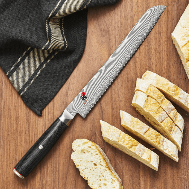 Miyabi Pakka Wood Bread Knife 24cm The Homestore Auckland