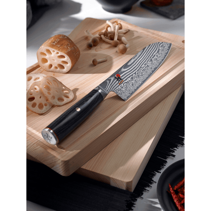 Miyabi Pakka Wood Santoku Knife 18cm The Homestore Auckland
