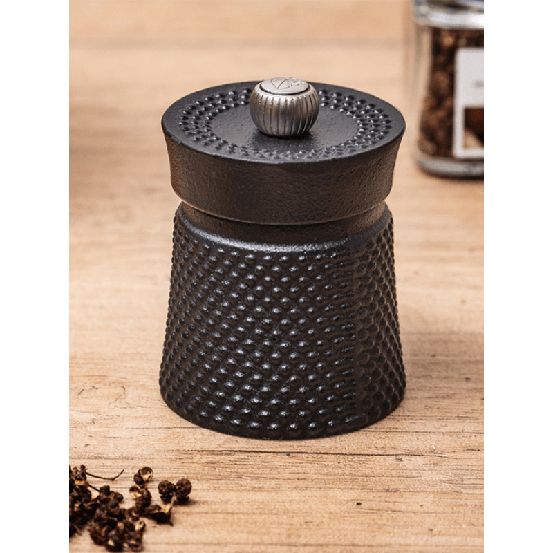 Peugeot Bali Fonte Cast Iron Black Pepper Mill 8cm