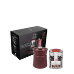 Peugeot Bali Fonte Cast Iron Red Pepper Mill 8cm + Szechuan Pepper Gift Set