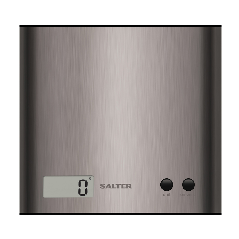 Salter Arc Electronic Kitchen Scale Stainless Steel 3kg Capacity The Homestore Auckland