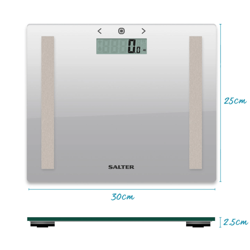 Salter Compact Glass Body Analyser Scale The Homestore Auckland