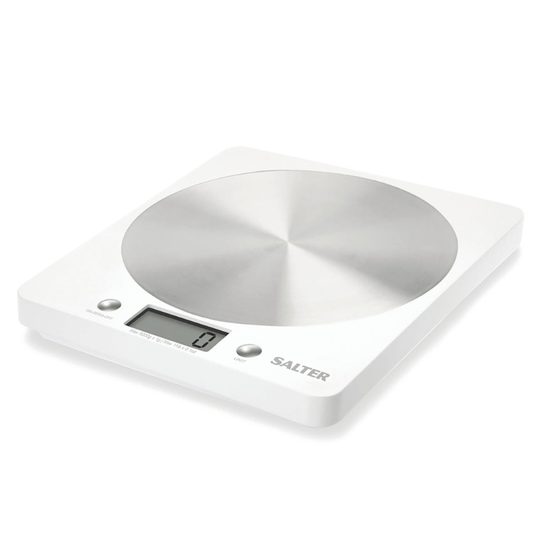 Salter Disc Electronic Kitchen Scale White 5kg Capacity The Homestore Auckland