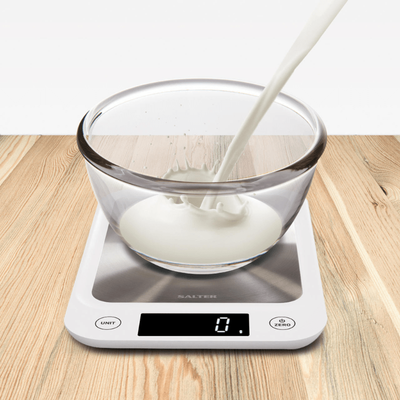 Salter Stainless Steel Electronic Kitchen Scale 5kg Capacity The Homestore Auckland