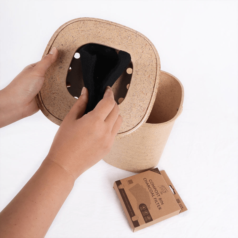 White Magic Eco Basics Compost Bin Charcoal Filter 5-Pack