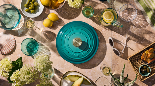 Le Creuset Bleu Riviera NZ: Mediterranean Blue-Green Cookware & Stoneware