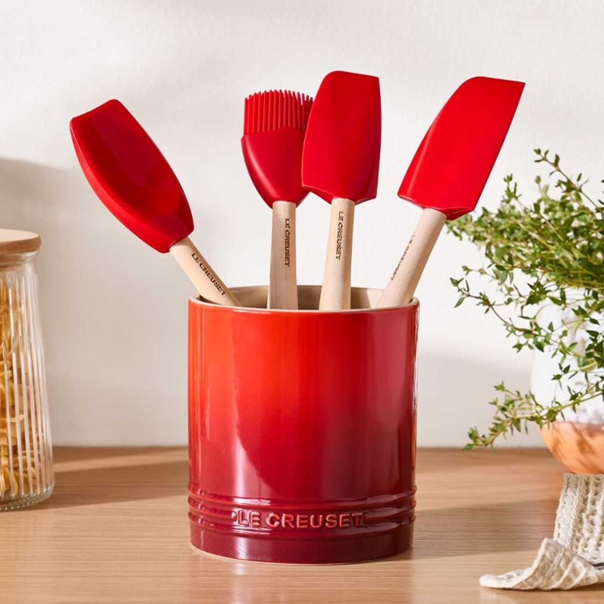 Le Creuset Stoneware Utensil Jar
