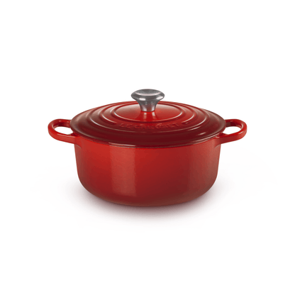 Le Creuset Signature Cast Iron Round Casserole 20cm Cerise