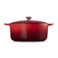Le Creuset Signature Cast Iron Round Casserole 34cm Cerise