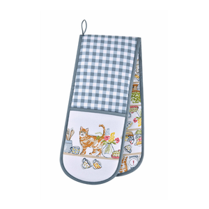 Ulster Weavers Double Oven Glove Pantry Cats