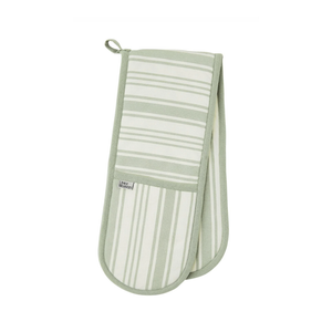 Ulster Weavers Double Oven Glove Sage Stripe
