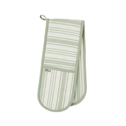 Ulster Weavers Double Oven Glove Sage Stripe
