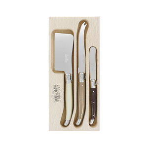 Andre Verdier Laguiole Debutant Cheese Spreader Small Set of 3 La Terre