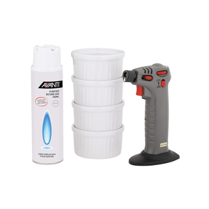 Avanti Creme Brulee Set with Gas and 4 Ramekins
