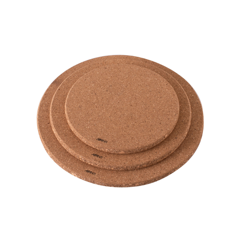 Avanti Round Cork Trivets with Magnets Set 3-Piece